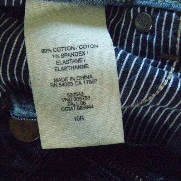 GAP sz 10R women's flair leg jeans - Picture 4 of 4